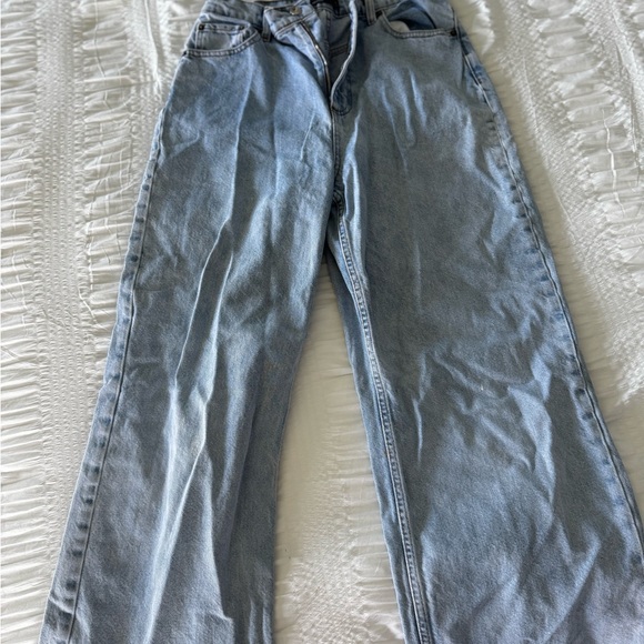 ASOS Denim - Light Wash Wide Leg Jeans